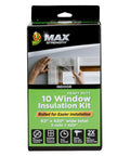 Box of Max Strength Window Insulation Kit For Cold Weather, No-Fuss, Heavy Duty Shrink Film Fits Up To 10 Windows