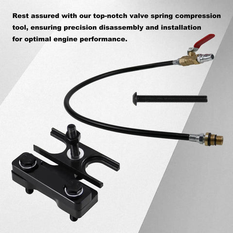 LS Valve Spring Compressor And Air Valve Holding Tool Kit For GM Chevy LS1 LS2 LS3 LS6 Engines components shown