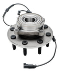 Front Wheel Bearing Hub Assembly For 4x4 8 Lug Dodge Ram 2006 2007 2008 2500 3500 1500 Extended Cab 4WD Wheel Bearing Replacement With 4 Bolt Square Flange And ABS Type S
