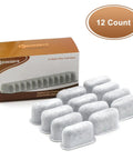 12 Pack Charcoal Coffee Maker Water Filters Replacement Set That Boosts Flavor And Purity Keeps Your Brew Tasty And Clean