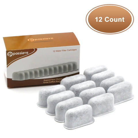 12 Pack Charcoal Coffee Maker Water Filters Replacement Set That Boosts Flavor And Purity Keeps Your Brew Tasty And Clean