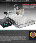 Beefy USB Port 8060 2.2KW CNC Router Engraver For Metal Milling And Drilling Carving With Limit Switch Desktop CNC Machine With USB Control