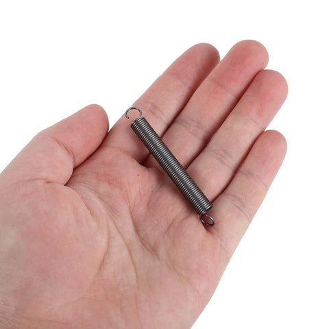 Heavy Duty Steel Mechanical Extension Spring For Mouse Cage 10 Pack Dual Hook Tension Springs 7mm OD X 0.8mm Wire on hand