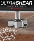 Slab Flattening Router Bit Kit With Replaceable Carbide Inserts That Rotate Spoilboard Surfacing Bit Half Inch Shank Two Inch