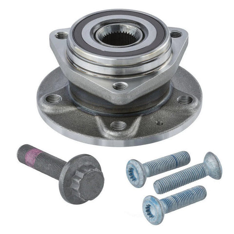 5-Stud Rear Wheel Bearing Hubs Assembly For VW Tiguan Q3 Arteon Taos TT Quattro - 2016 To 2024 AWD And FWD Fits, 2-Piece Wheel Bearing Replacement