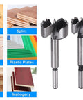 High Impact Multi Tooth Forstner Drill Bit Set Forged In Heat Treated Tungsten Steel That Shreds Wood Like A Badass And Delivers Slick Smooth Boring Performance Daily with various wood types