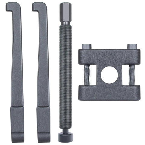 Components of Three Piece Outboard Bearing Carrier Puller Set With Fuel Filter Water Separator Wrench for marine engines displayed