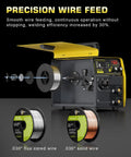 160 Amp 110V Multi Purpose MIG TIG Stick Welder precision wire feed system with flux core and solid wire spools