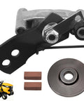 Left Hand Brake Assembly Kit With Brake Disc And 2 Pucks For MTD Murray Troy-Bilt Yard Machines Mini Yard LTX 1040 LT 1040