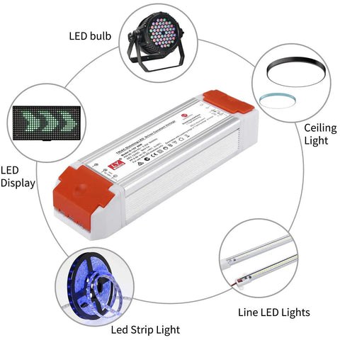 Dimmable 12V 60W LED Driver Power Supply With Universal Regulated DC Output And Dimmer Low Voltage Transformer For LED Strip Lights