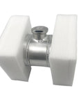 Two Gallon Aluminum Spun Round Gas Tank With Eight By Ten Inch Body Center Fill Quarter Inch NPT Outlet Includes Rust Free Mounting Brackets Easy Install Durable Fuel Tank For Trucks Boats And Off Road