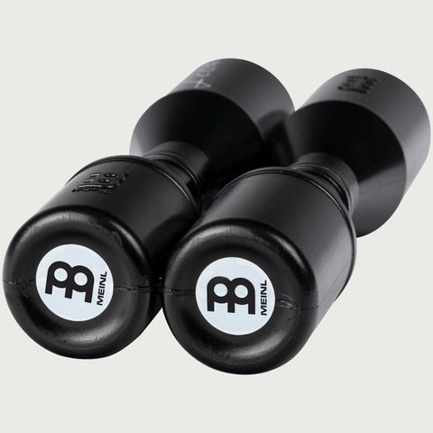 Four Chamber Shaker With Silky Smooth Tone, Effortless To Play And Consistent Rhythm For Any Skill Level, Studio And Stage Ready, Co Designed With Grammy Winning Percussionist Luis Conte, Not Made In China, Durable Build For Everyday Jams, black four-chamber shaker on white background