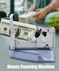 Portable Money Counter Machine With LED Display Counts 600 Bills Per Minute 100 To 240V Multi Currency Banknote Counter