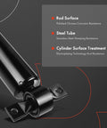 Rear Pair Shock Absorbers for Honda Pilot 2009 Through 2015 V6 SUV Driver and Passenger Side Fit, shown with polished rod surface.