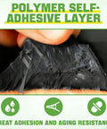 Close-up of polymer self-adhesive layer showcasing flexibility and durability of Pro Grade Self Adhesive Waterproof Roofing Membrane Roll Peel And Stick Leak Proof Sealant Tape.