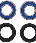 Wheel Bearing Seal Kit For Kawasaki Yamaha Replacement Set Built Tough With Triple Lip Seals And Stainless Steel Garter Spring ABEC 3 High