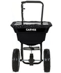 80 Lb Capacity Push Broadcast Spreader With 12 Ft Spread Width And 13 In All Terrain Wheels Adjustable Flow Control Heavy Duty Walk Behind Lawn Spreader For Fertilizer Grass Seed Ice Melt And Salt, front view