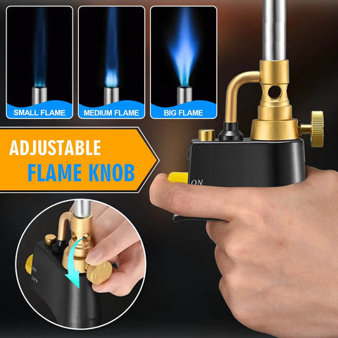 Heavy Duty High Intensity Mapp Gas Propane Torch For Welding Soldering Brazing And Cooking Kit With Trigger Start