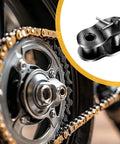 Eight Piece 420 Roller Chain Master Link Set With Offset Half And Crank Links for bicycle and motorcycle chains on wheel