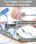 Grounding Outlet Plug With Anti Static Wrist Strap And Grounding Wire For ESD Safe Computer Work, PC Building, And Electronics Repair
