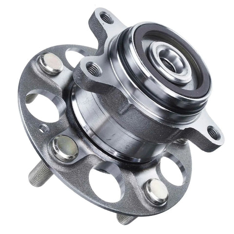 Rear Wheel Bearing And Hub Assembly For 2012 Honda Civic LX DX US Built VIN Starting With 1 With 5 Lugs And ABS Encoder FWD 4 Bolt Flange