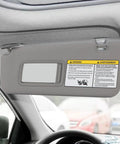 Left Driver Side Sun Visor With Makeup Mirror Replacement for 2004 To 2005 Models OE 7432042420B0 installed in car interior