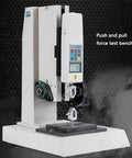 Go To 500N And 1000N Push Pull Force Gauge And Test Bench With LCD Display 5 Grips, white lab tensile tester