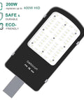 35W LED Outdoor Street Light With Dusk To Dawn Photocell 5400 Lumens 6000K Daylight IP65 Waterproof AC Powered Yard Light