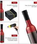 Top Shelf Black Shrink Bands For Bottles And Jars Hella Secure Tamper Proof Sealing Sleeves Sixty Five By Sixty Millimeter Dimensions Two Hundred Count Bulk Wrap application steps for using shrink bands on bottles.