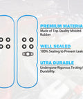Valve Cover Gasket Set For GM V8 Engines 4.8L 5.3L 6.0L 6.2L Compatible With Chevy Silverado Suburban Tahoe Trailblazer GMC Sierra Yukon Envoy Cadillac Escalade Oil Leak Fix Replacement, molded rubber