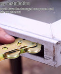 Replacement Kit For Sliding Door Rollers With 1-1/4 Inch Tandem Roller Assembly, 4 pack, shown being installed