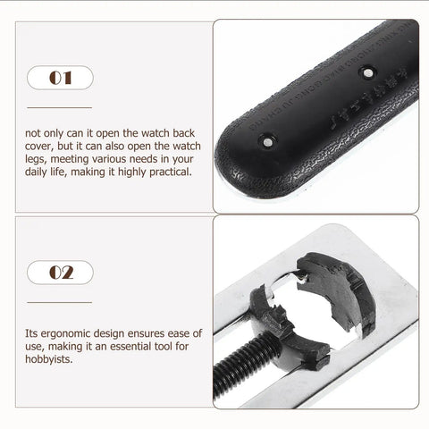 Close-up of Must Have Dual Function Watch Case Opener And Spring Pin Tool with ergonomic design and durable construction
