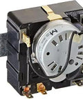 Side view of Dryer Timer Replacement Part WE04X10051 for Electric Dryers, Easy Install, OEM Style Control Timer.