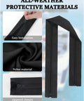 All-weather protective 48 Inch Zippered Rigging Sleeve for Boats and Trolling Motors Heavy Duty 600D Waterproof Marine Cable Jacket