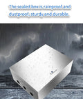 Rugged Stainless Steel Junction Box Enclosure For EV Chargers Telecom CCTV And Control Panels Wall Mounted Indoor Outdoor