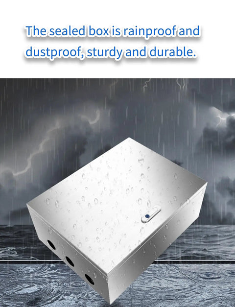 Rugged Stainless Steel Junction Box Enclosure For EV Chargers Telecom CCTV And Control Panels Wall Mounted Indoor Outdoor