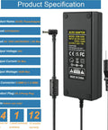 24V 8A DC Power Supply Adapter Kit With 192W Output, 100-240V AC Input, detailed product specifications and adapter image