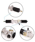 Club Car Steering Gear Box Assembly For DS Carryall Turf Golf Carts 1984 To 2004 Replacement Part OEM 101878302 1012452 shown