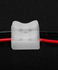 Two Port Press Terminal Connector Set for LED Strip Lighting, CH2 Quick Connector Spring Wire Terminal 100 Piece Barrier Block Kit.