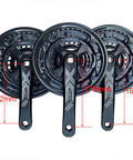152mm Mountain Bike Crankset Triple Square Taper For 18 21 24 Speed Drivetrains Beefy Alloy 6061 Chainring Bash Guard