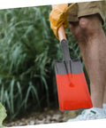 Person using Heavy Duty Garden Shovel Spade Multi Function Tool For Soil Dirt Gravel And Garbage Cleanup outdoors