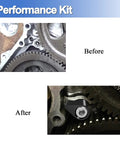 Dodge Cummins 12V Dowel Pin KDP Repair Kit For 1989 To 1998 5.9L Diesel Engines, Prevents Dowel Backout, Timing Cover Retainer, Pro Grade, Easy Installation, Keeps Your Engine Safe From Costly Damage installed on timing cover gear