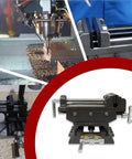 6 Inch Cross Slide Drill Press Vise Heavy Duty Benchtop X Y Compound Vise For CNC Milling And Drilling Machines Also Works With Mechanical Equipment Cast Iron Construction