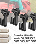 8 Pack Throttle Linkage Bushing Set For Kohler CH Series And CV Engines Including CV14ST CV18S CH11 CH12.5 CH25 CH410 CH430 CH13 CH18 CH20 CH22 CH640 CH670 CH730 CV18S Exmark And John Deere Compatible Direct Fit Plug And Play black bushings