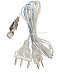 Fencing Body Wire For Saber Foil Epee, Stainless Steel Core Body Cord With Transparent Head, training equipment shown coiled