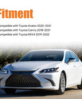 Coolant Water Control Valve Compatible With Toyota Avalon 2020 To 2021 Camry 2018 To 2023 Rav4 2019 To 2022 Bypass Valve displayed on a white Toyota.