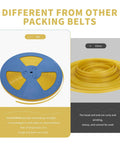 All In One Banding Kit With Poly Strapping Tensioner Sealer Tools 3200 Inch PP Band Roll in blue and yellow reel