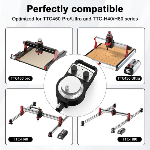 MPG 4 Axis Electronic Handwheel For CNC Machines, Handwheel Pulse Generator And Motion Control Board with TTC450 models