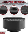 Two Pack Rubber Jack Pad For Trolley Floor Jack Disk Pad Adapter Pinch Weld Jack Anti Slip Rail Frame Support Block