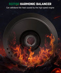 Beefy Harmonic Balancer Crankshaft Pulley For Honda And Acura Cars with heat-resistant feature and durable design.